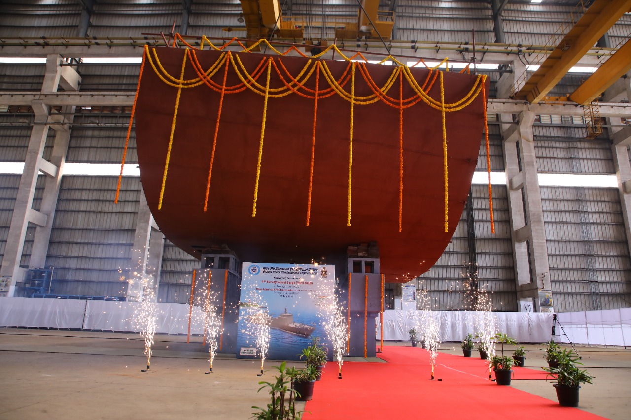 Keel Laid for 4th Survey Vessel Large